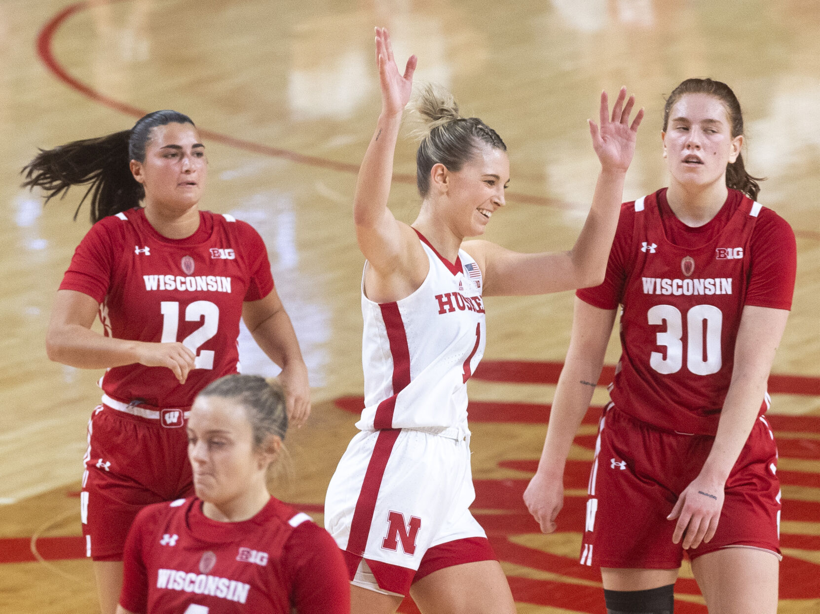 NUWBB vs Wisconsin, 12.7